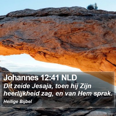 Johannes 12:41 NLD Bible Verse Image
