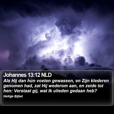 Johannes 13:12 NLD Bible Verse Image