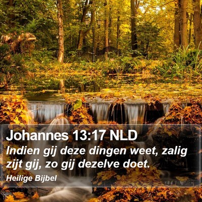 Johannes 13:17 NLD Bible Verse Image