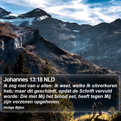 Johannes 13:18 NLD Bible Verse Image