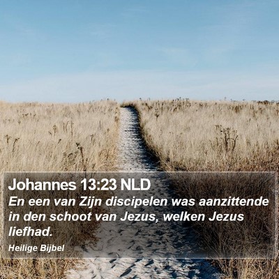 Johannes 13:23 NLD Bible Verse Image