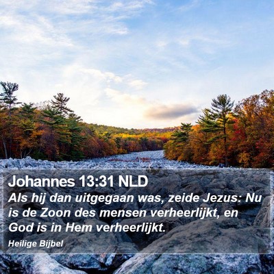 Johannes 13:31 NLD Bible Verse Image