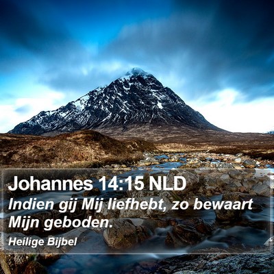 Johannes 14:15 NLD Bible Verse Image