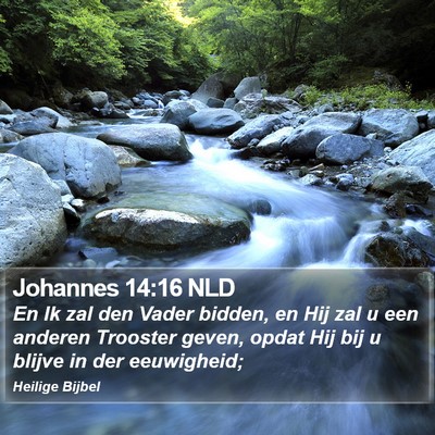 Johannes 14:16 NLD Bible Verse Image
