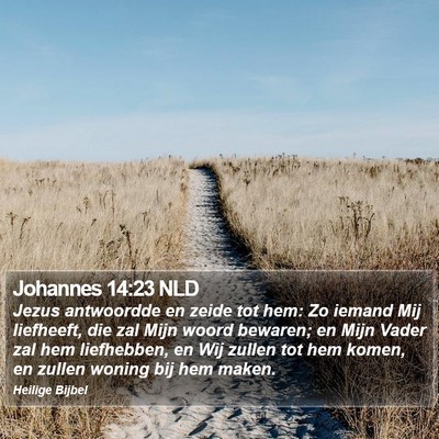 Johannes 14:23 NLD Bible Verse Image