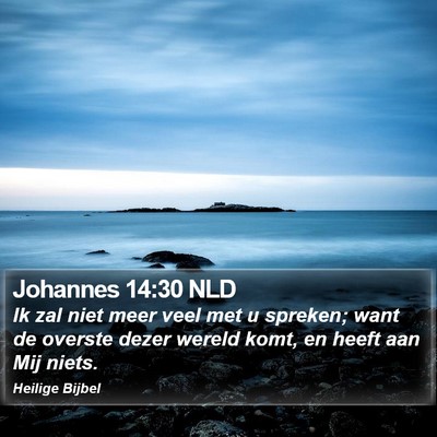 Johannes 14:30 NLD Bible Verse Image