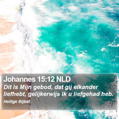 Johannes 15:12 NLD Bible Verse Image