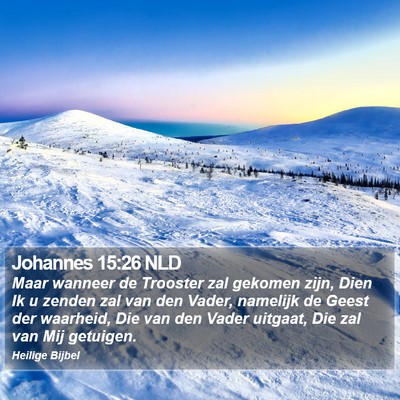 Johannes 15:26 NLD Bible Verse Image