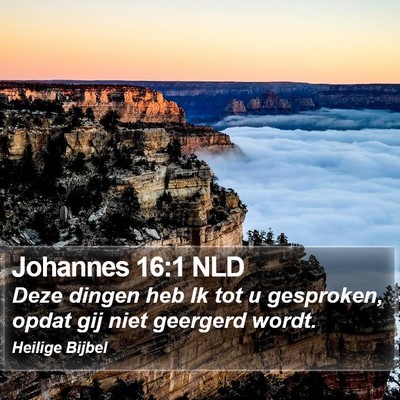 Johannes 16:1 NLD Bible Verse Image