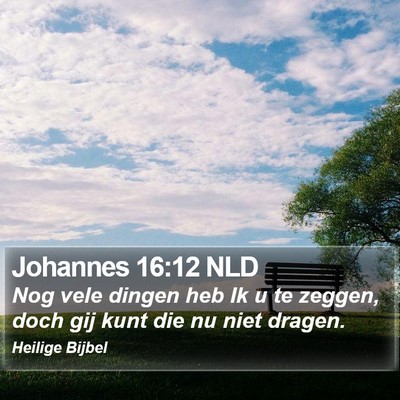 Johannes 16:12 NLD Bible Verse Image