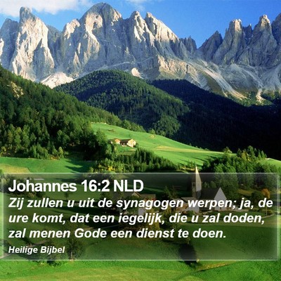 Johannes 16:2 NLD Bible Verse Image