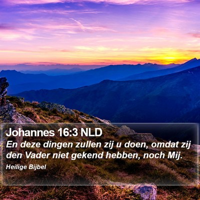 Johannes 16:3 NLD Bible Verse Image