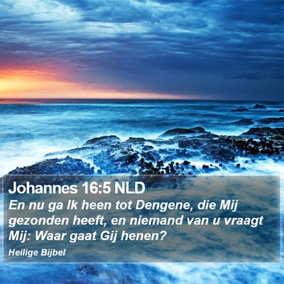Johannes 16:5 NLD Bible Verse Image