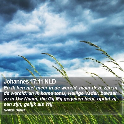 Johannes 17:11 NLD Bible Verse Image