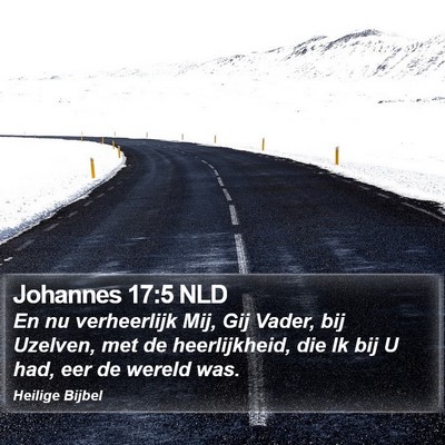 Johannes 17:5 NLD Bible Verse Image