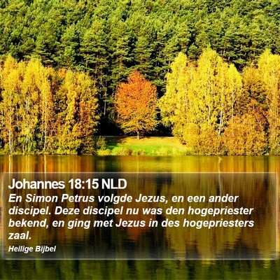 Johannes 18:15 NLD Bible Verse Image