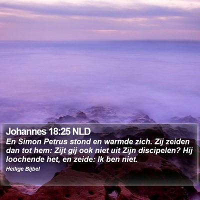 Johannes 18:25 NLD Bible Verse Image