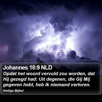 Johannes 18:9 NLD Bible Verse Image