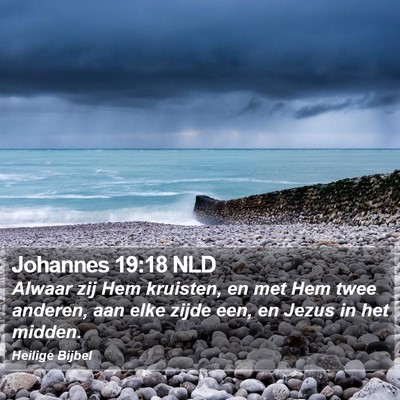 Johannes 19:18 NLD Bible Verse Image