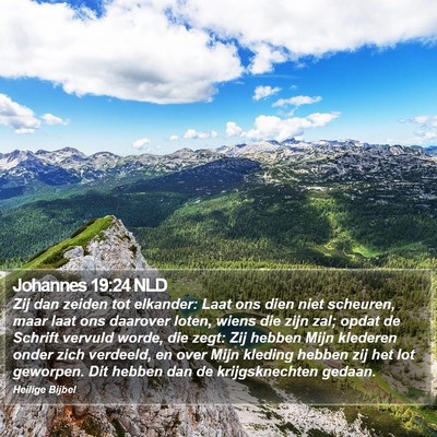 Johannes 19:24 NLD Bible Verse Image