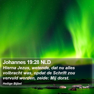 Johannes 19:28 NLD Bible Verse Image