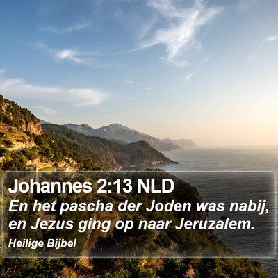 Johannes 2:13 NLD Bible Verse Image