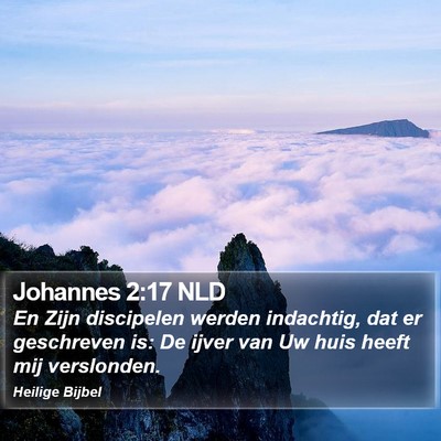 Johannes 2:17 NLD Bible Verse Image