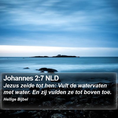 Johannes 2:7 NLD Bible Verse Image