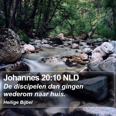 Johannes 20:10 NLD Bible Verse Image
