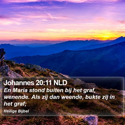 Johannes 20:11 NLD Bible Verse Image