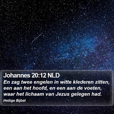 Johannes 20:12 NLD Bible Verse Image