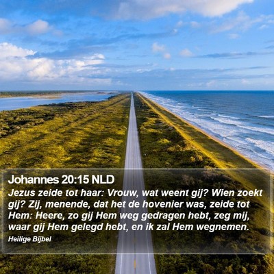 Johannes 20:15 NLD Bible Verse Image