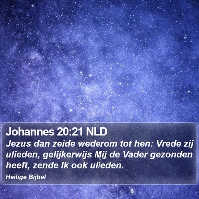 Johannes 20:21 NLD Bible Verse Image