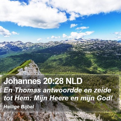 Johannes 20:28 NLD Bible Verse Image