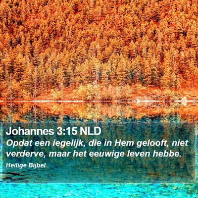 Johannes 3:15 NLD Bible Verse Image