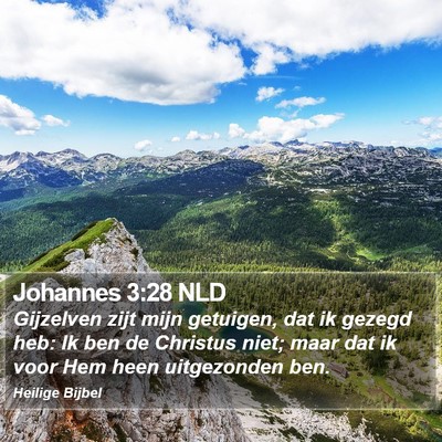 Johannes 3:28 NLD Bible Verse Image