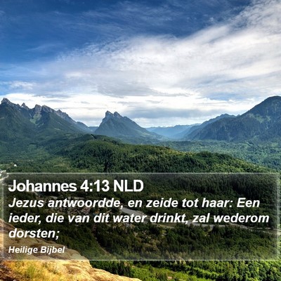 Johannes 4:13 NLD Bible Verse Image