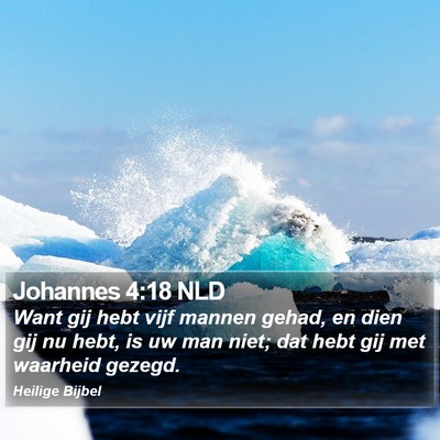 Johannes 4:18 NLD Bible Verse Image