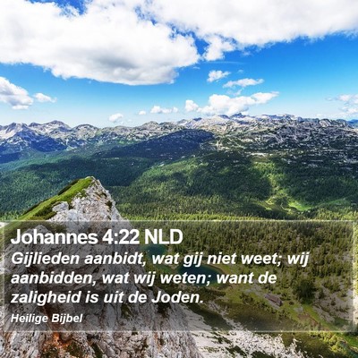 Johannes 4:22 NLD Bible Verse Image