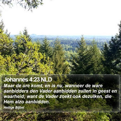 Johannes 4:23 NLD Bible Verse Image