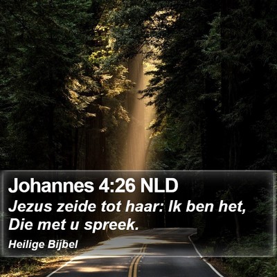 Johannes 4:26 NLD Bible Verse Image