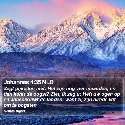 Johannes 4:35 NLD Bible Verse Image
