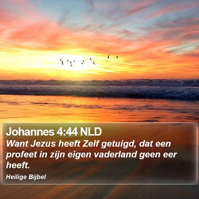 Johannes 4:44 NLD Bible Verse Image