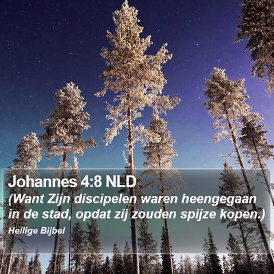 Johannes 4:8 NLD Bible Verse Image