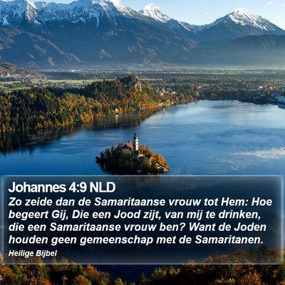 Johannes 4:9 NLD Bible Verse Image