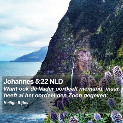 Johannes 5:22 NLD Bible Verse Image