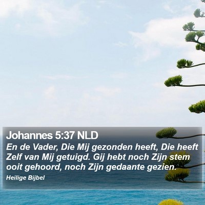 Johannes 5:37 NLD Bible Verse Image
