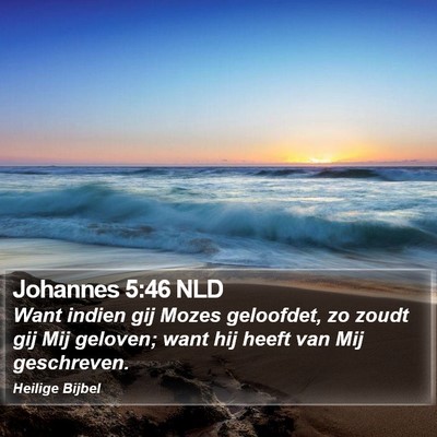 Johannes 5:46 NLD Bible Verse Image