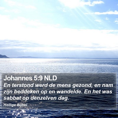 Johannes 5:9 NLD Bible Verse Image