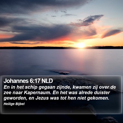 Johannes 6:17 NLD Bible Verse Image